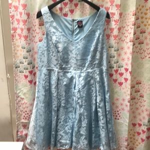 Light blue lace dress